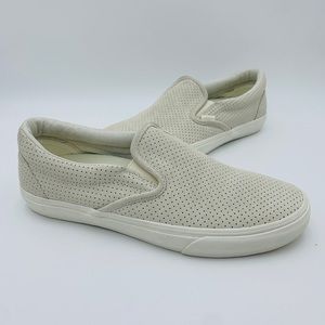 VANS CLASSIC SLIP-ON Perforated Suede Marshmallow